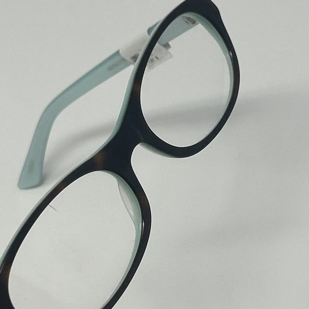 NWT Norman Childs TRACY Eyeglasses 53-19-145 TBB Turquoise Tortoise Frames Adult